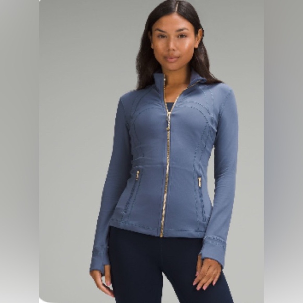 lululemon athletica Define Jacket in Shade with Gold Zip EUC Sz 8